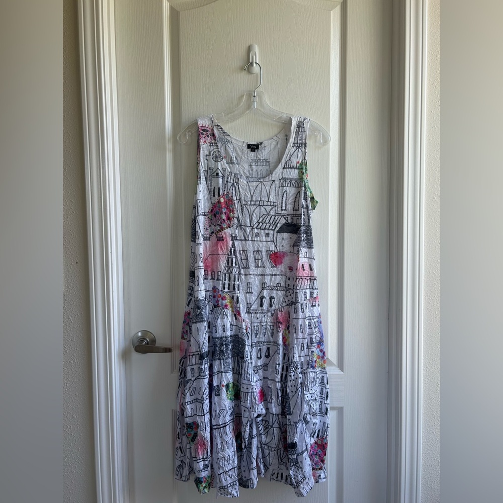 Shane Cotton knit Tiered dress